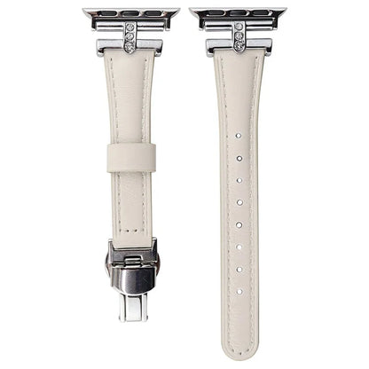For Apple Watch Ultra 2 Ultra 49mm / 9 8 7 45mm / 6 5 4 SE (2023) SE (2022) SE 44mm / 3 2 1 42mm Genuine Cow Leather Strap