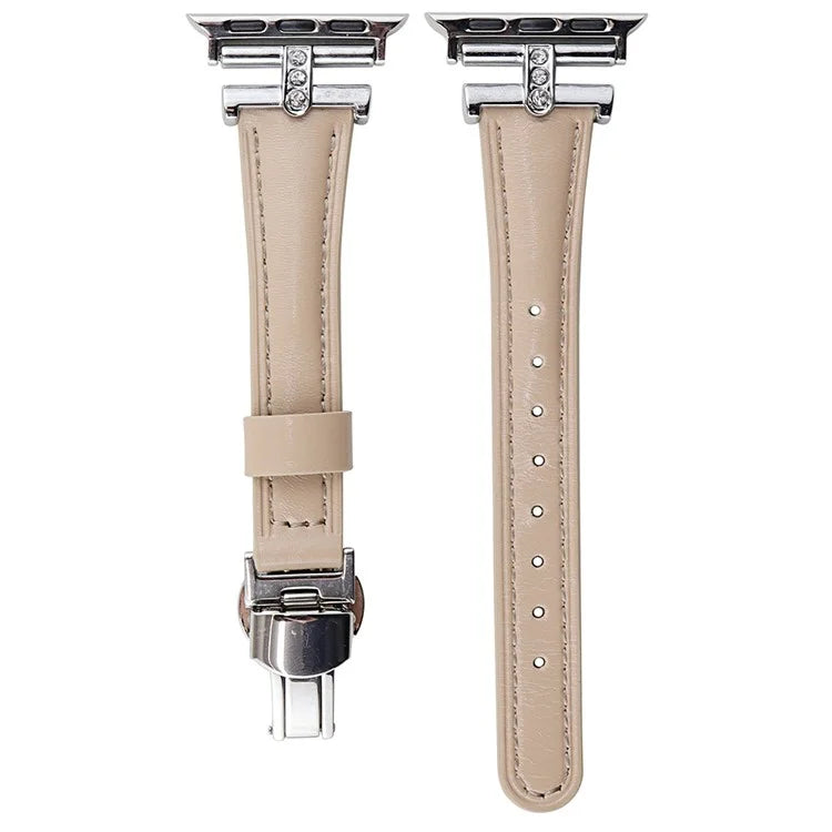 For Apple Watch Ultra 2 Ultra 49mm / 9 8 7 45mm / 6 5 4 SE (2023) SE (2022) SE 44mm / 3 2 1 42mm Genuine Cow Leather Strap