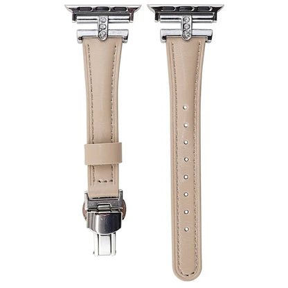 For Apple Watch Ultra 2 Ultra 49mm / 9 8 7 45mm / 6 5 4 SE (2023) SE (2022) SE 44mm / 3 2 1 42mm Genuine Cow Leather Strap
