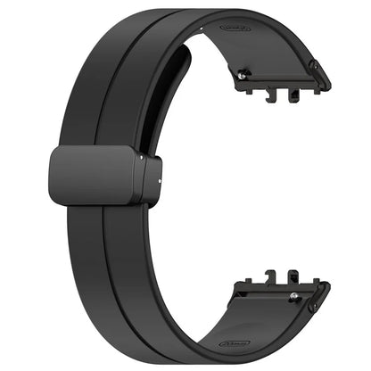 For Samsung Galaxy Fit3 SM-R390 Silicone Strap Replacement Wrist Band with Folding Buckle