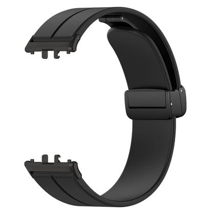 For Samsung Galaxy Fit3 SM-R390 Silicone Strap Replacement Wrist Band with Folding Buckle