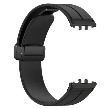 For Samsung Galaxy Fit3 SM-R390 Silicone Strap Replacement Wrist Band with Folding Buckle