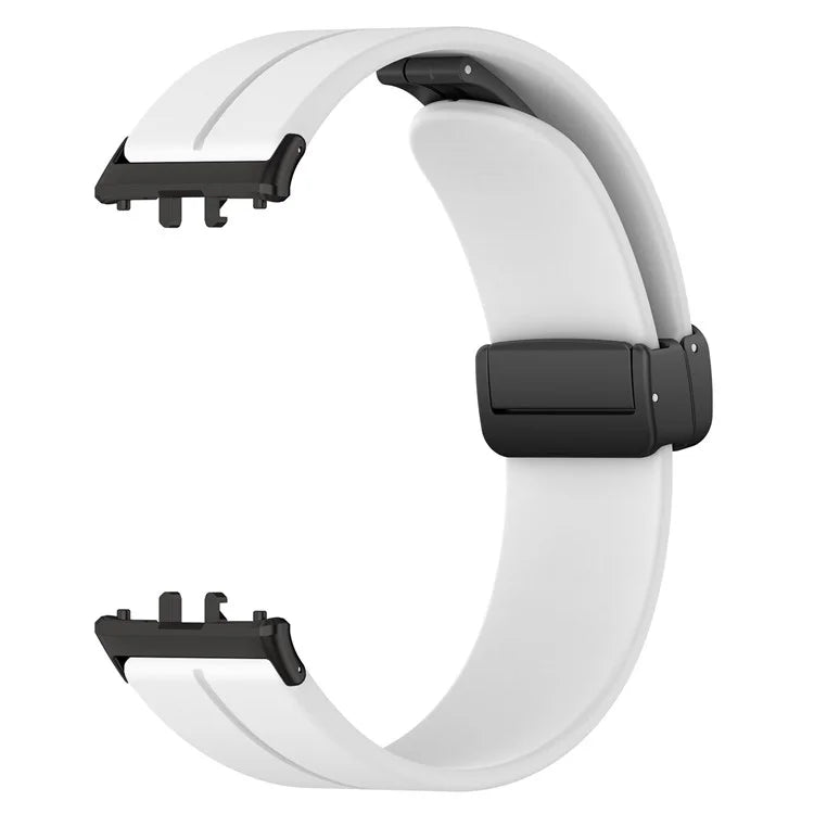For Samsung Galaxy Fit3 SM-R390 Silicone Strap Replacement Wrist Band with Folding Buckle
