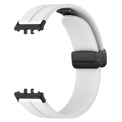 For Samsung Galaxy Fit3 SM-R390 Silicone Strap Replacement Wrist Band with Folding Buckle