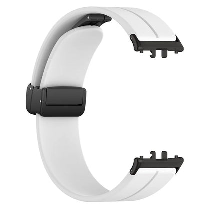 For Samsung Galaxy Fit3 SM-R390 Silicone Strap Replacement Wrist Band with Folding Buckle
