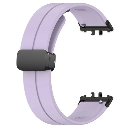 For Samsung Galaxy Fit3 SM-R390 Silicone Strap Replacement Wrist Band with Folding Buckle