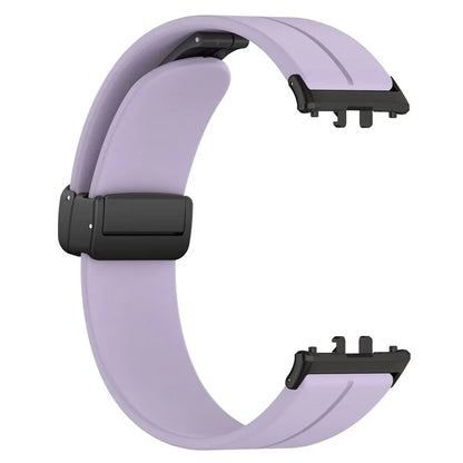 For Samsung Galaxy Fit3 SM-R390 Silicone Strap Replacement Wrist Band with Folding Buckle