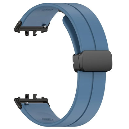 For Samsung Galaxy Fit3 SM-R390 Silicone Strap Replacement Wrist Band with Folding Buckle