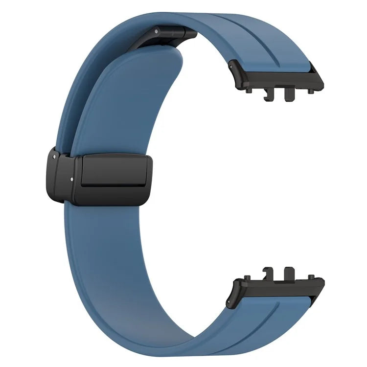 For Samsung Galaxy Fit3 SM-R390 Silicone Strap Replacement Wrist Band with Folding Buckle