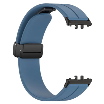For Samsung Galaxy Fit3 SM-R390 Silicone Strap Replacement Wrist Band with Folding Buckle