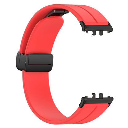 For Samsung Galaxy Fit3 SM-R390 Silicone Strap Replacement Wrist Band with Folding Buckle