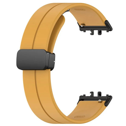 For Samsung Galaxy Fit3 SM-R390 Silicone Strap Replacement Wrist Band with Folding Buckle