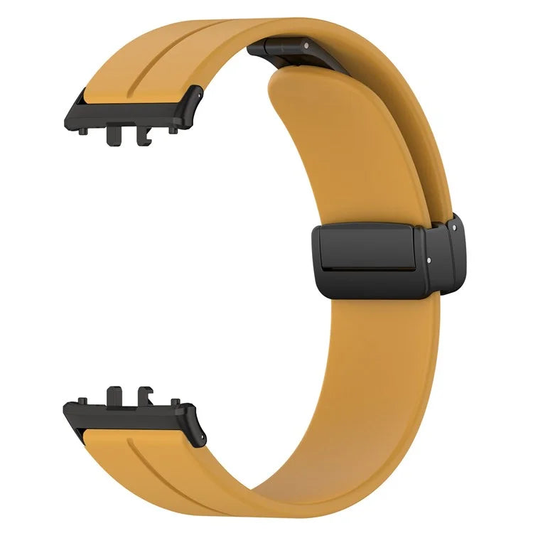 For Samsung Galaxy Fit3 SM-R390 Silicone Strap Replacement Wrist Band with Folding Buckle