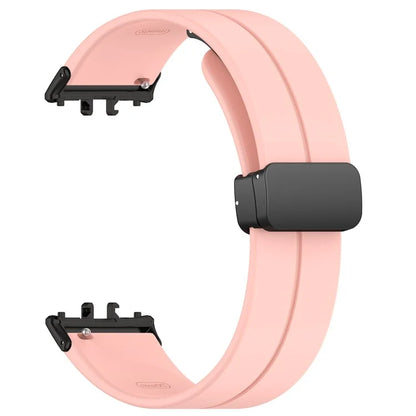 For Samsung Galaxy Fit3 SM-R390 Silicone Strap Replacement Wrist Band with Folding Buckle