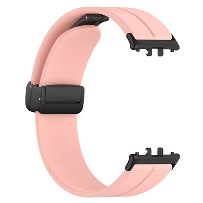 For Samsung Galaxy Fit3 SM-R390 Silicone Strap Replacement Wrist Band with Folding Buckle