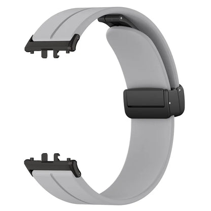For Samsung Galaxy Fit3 SM-R390 Silicone Strap Replacement Wrist Band with Folding Buckle