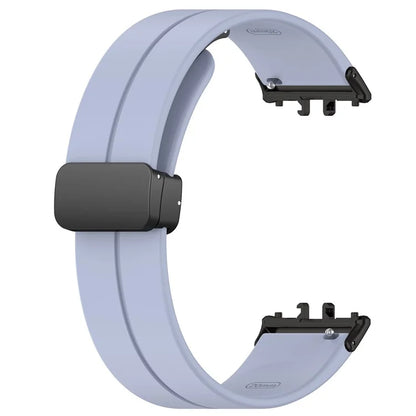 For Samsung Galaxy Fit3 SM-R390 Silicone Strap Replacement Wrist Band with Folding Buckle