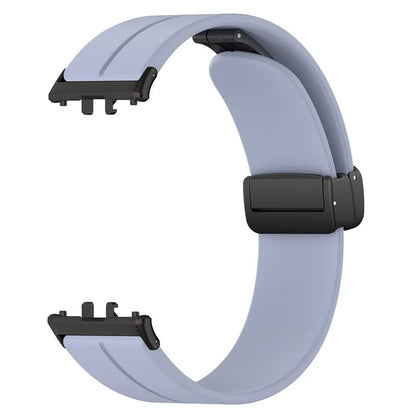 For Samsung Galaxy Fit3 SM-R390 Silicone Strap Replacement Wrist Band with Folding Buckle