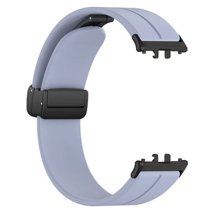 For Samsung Galaxy Fit3 SM-R390 Silicone Strap Replacement Wrist Band with Folding Buckle