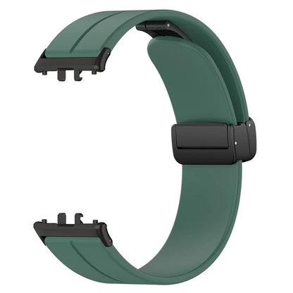 For Samsung Galaxy Fit3 SM-R390 Silicone Strap Replacement Wrist Band with Folding Buckle