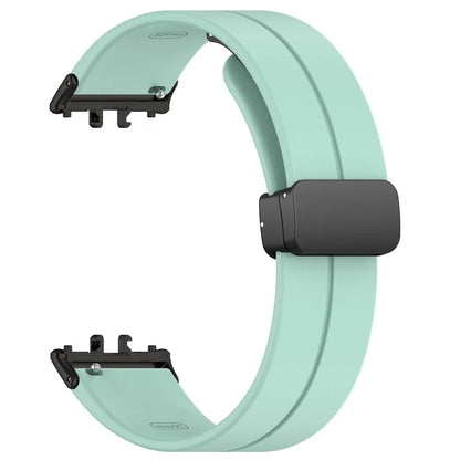 For Samsung Galaxy Fit3 SM-R390 Silicone Strap Replacement Wrist Band with Folding Buckle