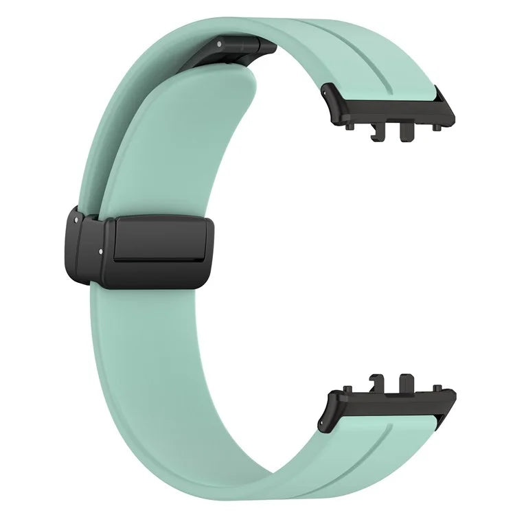 For Samsung Galaxy Fit3 SM-R390 Silicone Strap Replacement Wrist Band with Folding Buckle