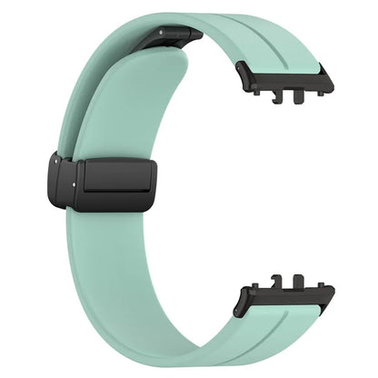 For Samsung Galaxy Fit3 SM-R390 Silicone Strap Replacement Wrist Band with Folding Buckle