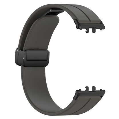 For Samsung Galaxy Fit3 SM-R390 Silicone Strap Replacement Wrist Band with Folding Buckle