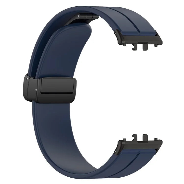 For Samsung Galaxy Fit3 SM-R390 Silicone Strap Replacement Wrist Band with Folding Buckle