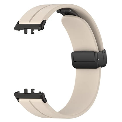 For Samsung Galaxy Fit3 SM-R390 Silicone Strap Replacement Wrist Band with Folding Buckle