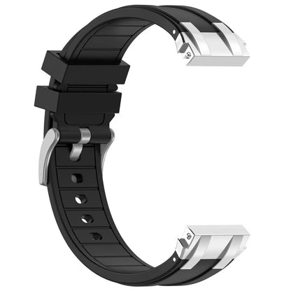 For Garmin / Samsung 20mm Universal Smartwatch Strap Silicone Replacement Wrist Band
