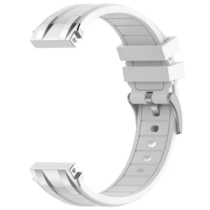 For Garmin / Samsung 20mm Universal Smartwatch Strap Silicone Replacement Wrist Band