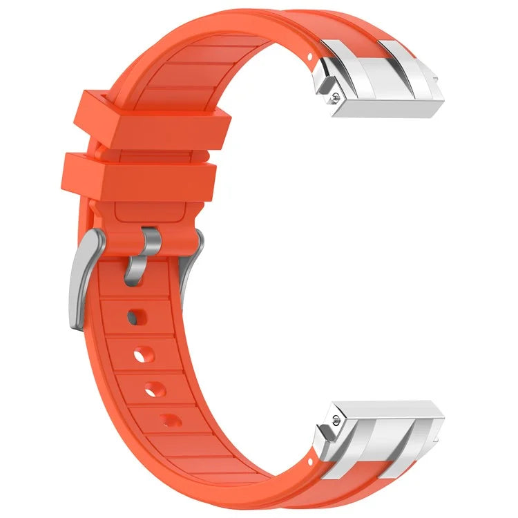 For Garmin / Samsung 20mm Universal Smartwatch Strap Silicone Replacement Wrist Band