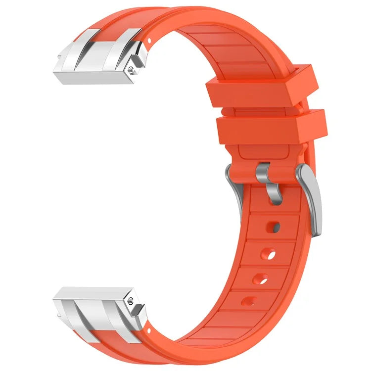 For Garmin / Samsung 20mm Universal Smartwatch Strap Silicone Replacement Wrist Band