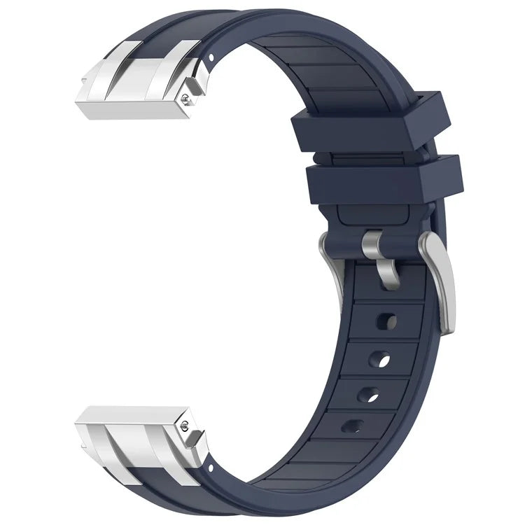 For Garmin / Samsung 20mm Universal Smartwatch Strap Silicone Replacement Wrist Band