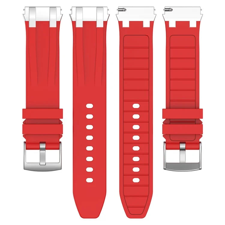 For Garmin / Samsung 20mm Universal Smartwatch Strap Silicone Replacement Wrist Band