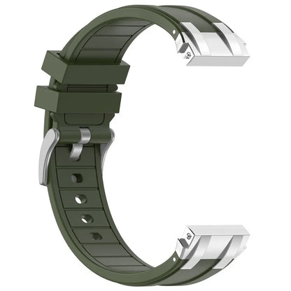 For Garmin / Samsung 20mm Universal Smartwatch Strap Silicone Replacement Wrist Band
