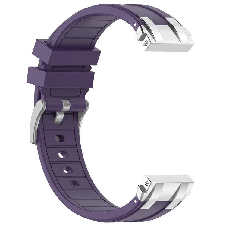 For Garmin / Samsung 20mm Universal Smartwatch Strap Silicone Replacement Wrist Band
