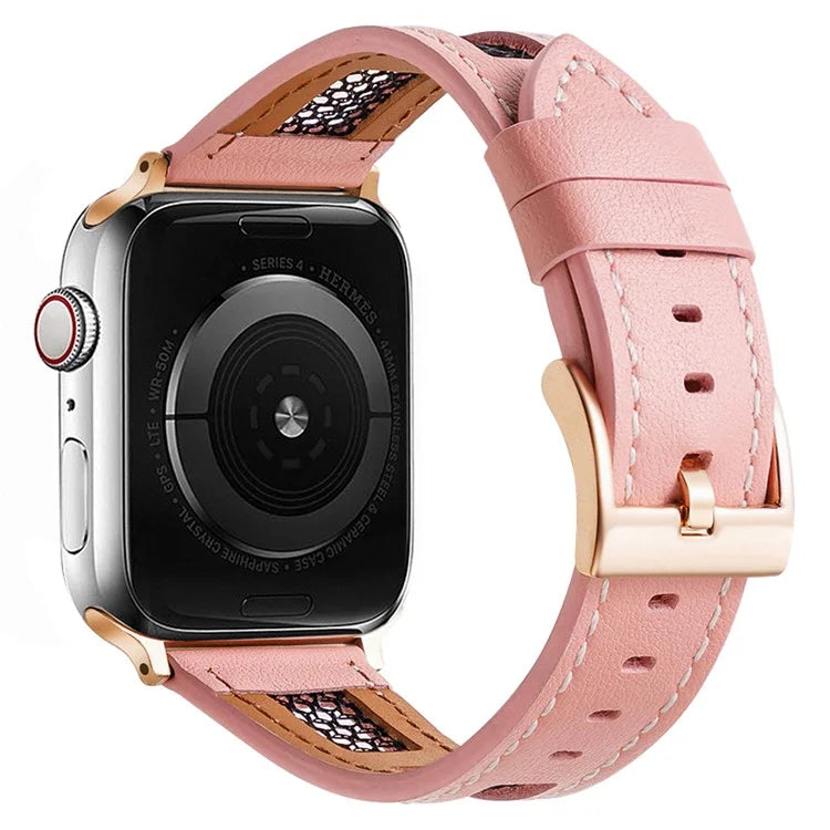 For Apple Watch Ultra 2 Ultra 49mm / Series 9 8 7 45mm / 6 5 4 SE (2022) SE (2023) SE 44mm / 3 2 1 42mm Genuine Cow Leather Band