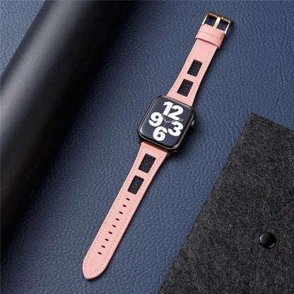 For Apple Watch Ultra 2 Ultra 49mm / Series 9 8 7 45mm / 6 5 4 SE (2022) SE (2023) SE 44mm / 3 2 1 42mm Genuine Cow Leather Band