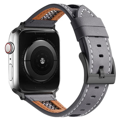 For Apple Watch Ultra 2 Ultra 49mm / Series 9 8 7 45mm / 6 5 4 SE (2022) SE (2023) SE 44mm / 3 2 1 42mm Genuine Cow Leather Band