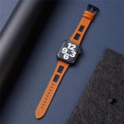 For Apple Watch Ultra 2 Ultra 49mm / Series 9 8 7 45mm / 6 5 4 SE (2022) SE (2023) SE 44mm / 3 2 1 42mm Genuine Cow Leather Band