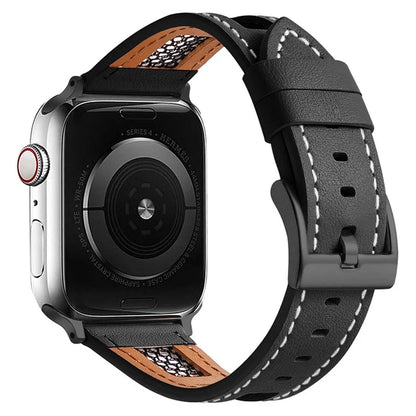 For Apple Watch Ultra 2 Ultra 49mm / Series 9 8 7 45mm / 6 5 4 SE (2022) SE (2023) SE 44mm / 3 2 1 42mm Genuine Cow Leather Band