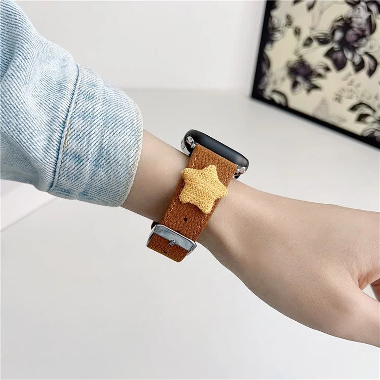 For Apple Watch Ultra 2 Ultra 49mm / Series 9 8 7 45mm / 6 5 4 SE (2022) SE (2023) SE 44mm / 3 2 1 42mm Strap Genuine Cow Leather Band