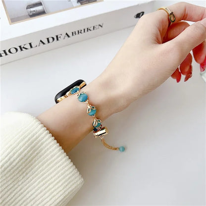 For Apple Watch Series 9  /  8  /  7 41mm  /  6  /  5  /  4  /  SE  /  SE (2022)  /  SE (2023) 40mm  /  3  /  2  /  1 38mm Watch Bracelet Chatoyant Strap