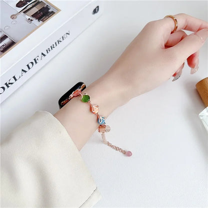 For Apple Watch Series 9  /  8  /  7 41mm  /  6  /  5  /  4  /  SE  /  SE (2022)  /  SE (2023) 40mm  /  3  /  2  /  1 38mm Watch Bracelet Chatoyant Strap