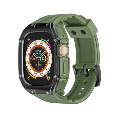 For Apple Watch Ultra 49mm  /  Ultra 2 49mm TPU Watch Band+Case Integrated Design