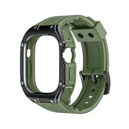 For Apple Watch Ultra 49mm  /  Ultra 2 49mm TPU Watch Band+Case Integrated Design