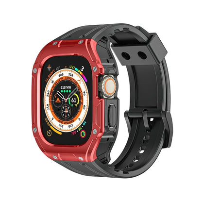 For Apple Watch Ultra 49mm  /  Ultra 2 49mm TPU Watch Band+Case Integrated Design