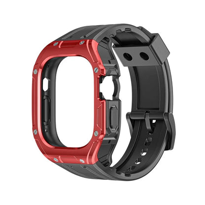For Apple Watch Ultra 49mm  /  Ultra 2 49mm TPU Watch Band+Case Integrated Design